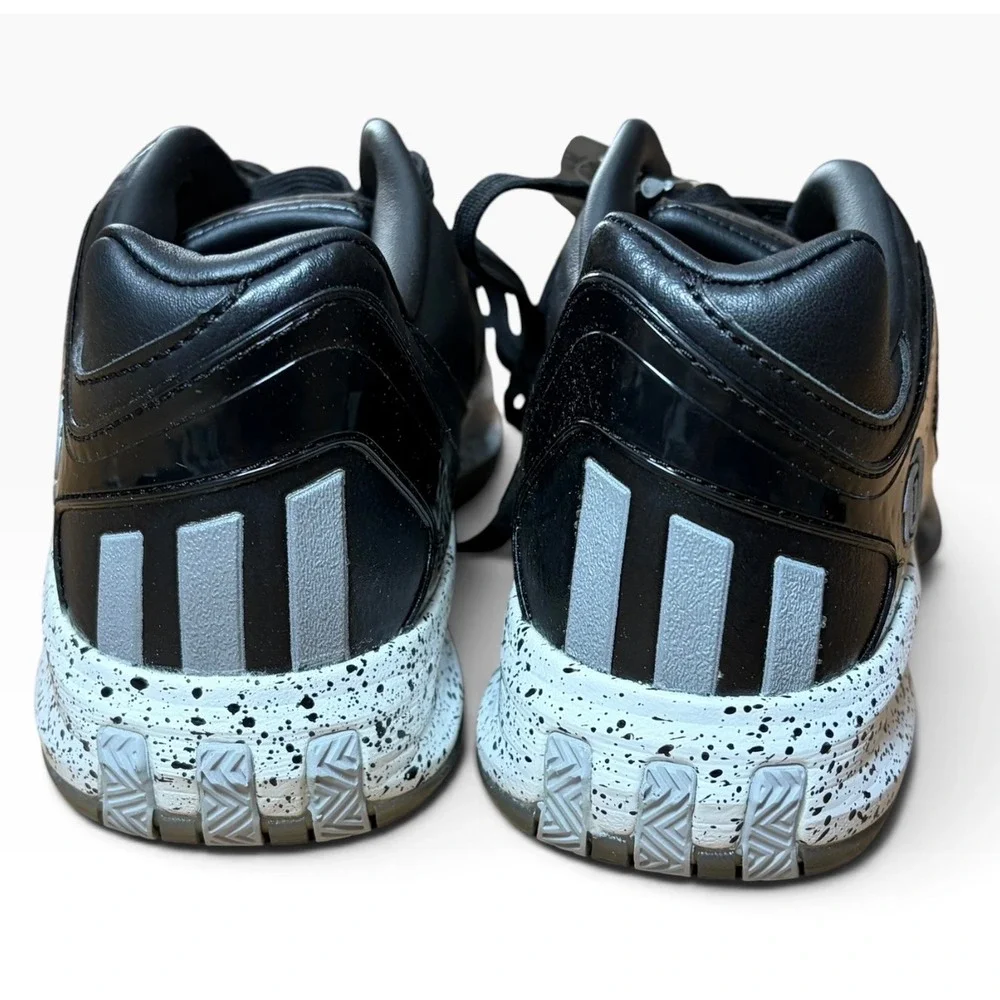 Adidas D Rose Englewood II Black Speckled Basketball Shoes C76694 Mens 7.5